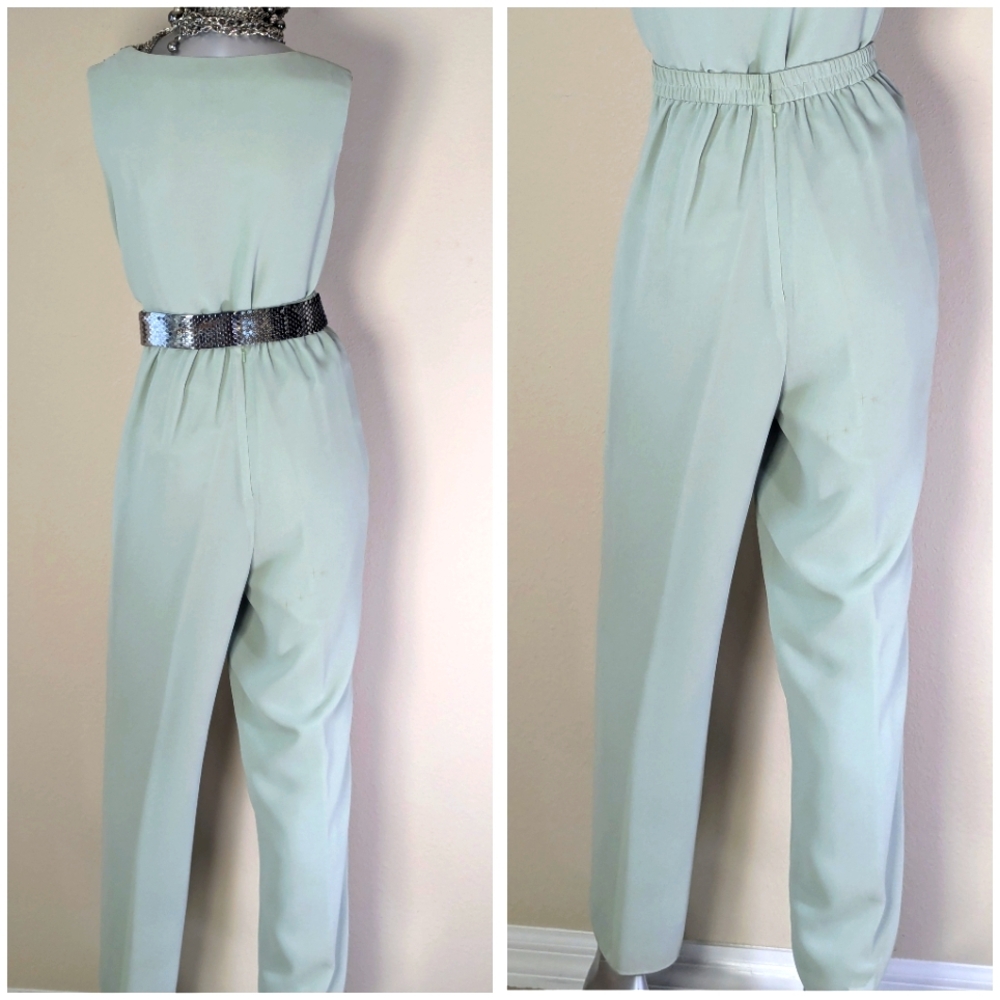 R & M Richards Cocktail Wedding Mother of the Bride Beaded Sequin 3-PC Pantsuit - Picture 12 of 13